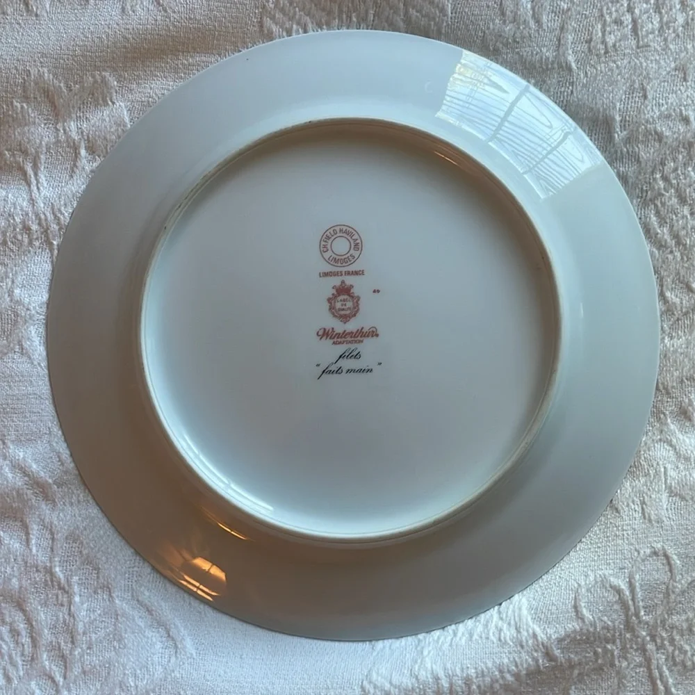 Limoge  CH Field Haviland “faits main” Dinner Plate